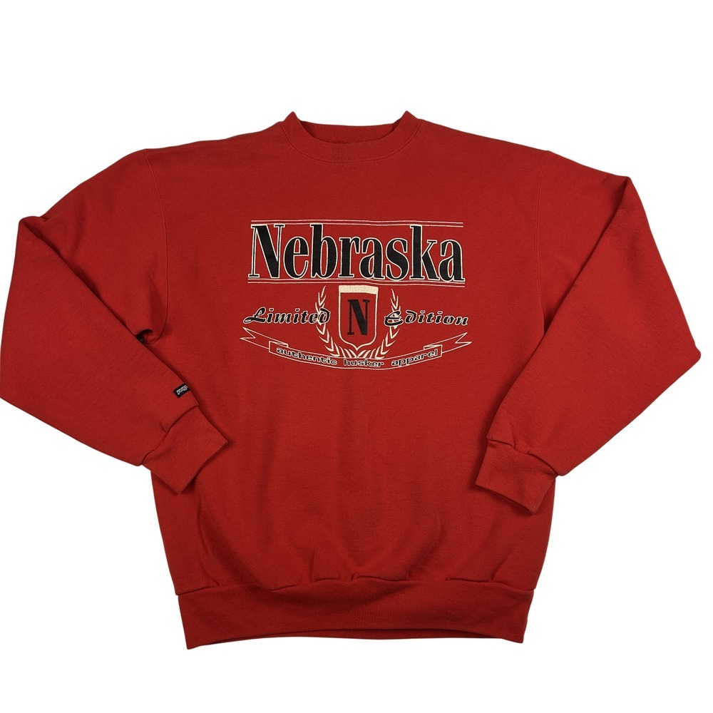 Vintage‎ Jansport Nebraska Sweatshirt Mens XL Red Crewneck Husker Apparel USA
